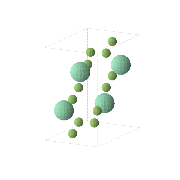 Crystal structure of SmF3 (orthorhombic, Pnma (No. 62))