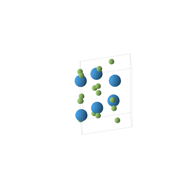 Crystal structure of UF3 (hexagonal, P63cm (No. 185))