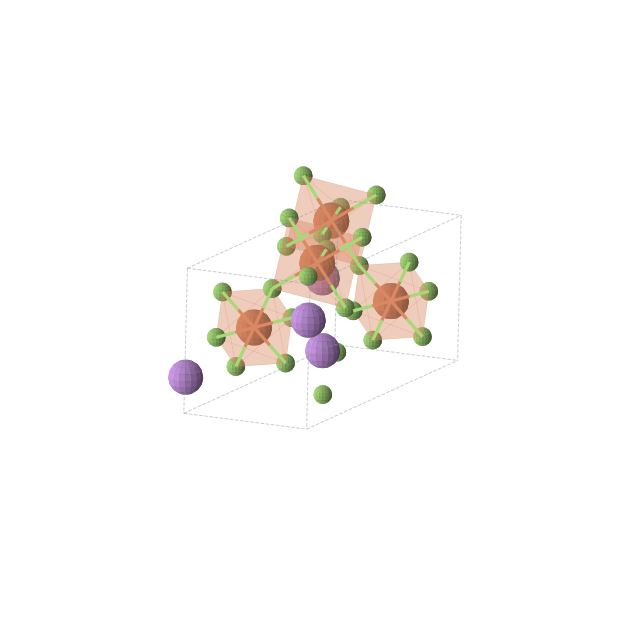 Crystal structure of LiFeF4 (monoclinic, C2/c (No. 15))