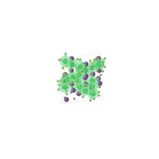 Crystal structure of F48K12Tm12 (trigonal, P32 (No. 145))