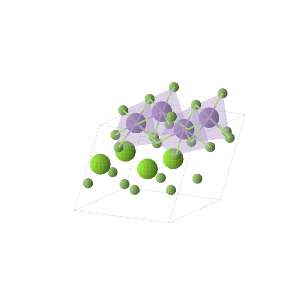 Crystal structure of MgMnF4 (monoclinic, Cm (No. 8))