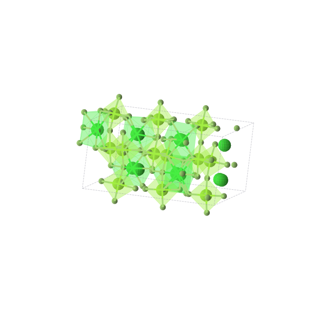 Crystal structure of F8Mg2Sr2 (monoclinic, P21 (No. 4))