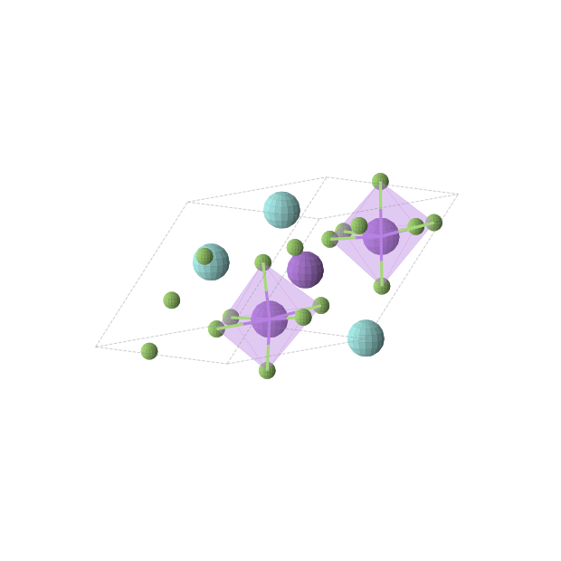 Crystal structure of NaYF4 (triclinic, P1 (No. 1))