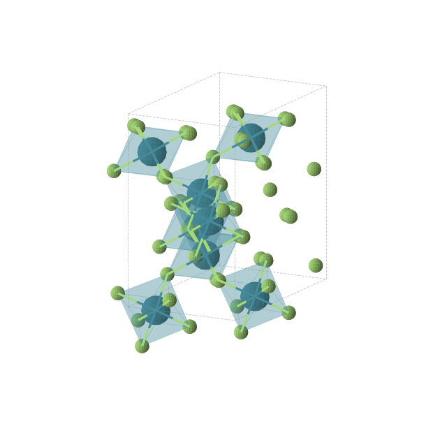 Crystal structure of PdF4 (orthorhombic, Fdd2 (No. 43))
