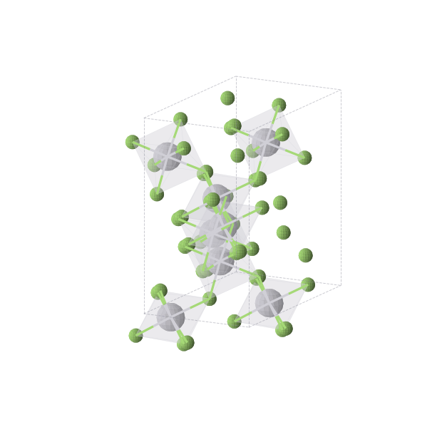 Crystal structure of PtF4 (orthorhombic, Fdd2 (No. 43))