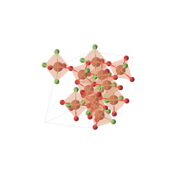 Crystal structure of Fe6O7F5 (monoclinic, C2 (No. 5))