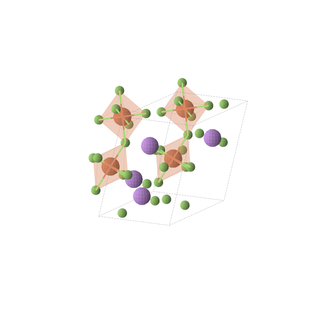 Crystal structure of LiFeF5 (monoclinic, C2/c (No. 15))
