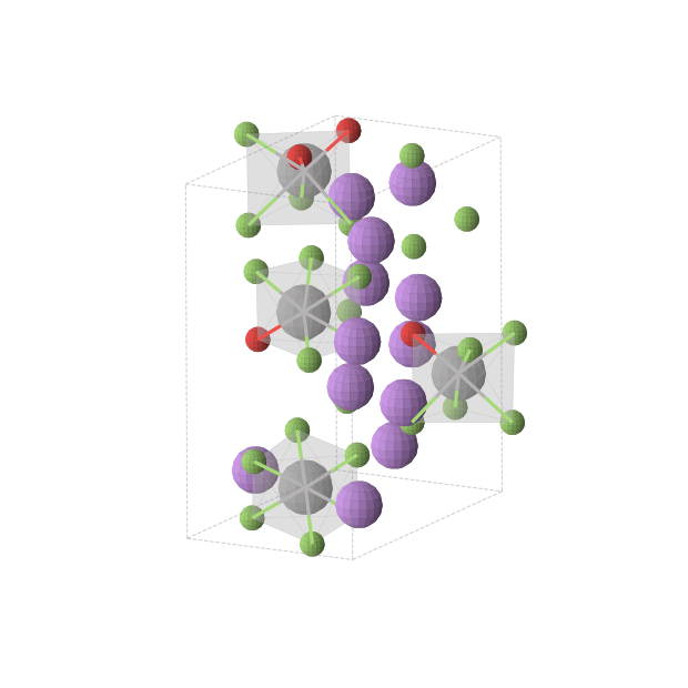 Crystal structure of F5Li3OV (triclinic, P1 (No. 1))