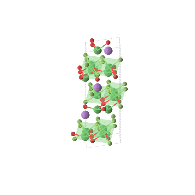 Crystal structure of LiNi5O3F5 (trigonal, R3m (No. 160))