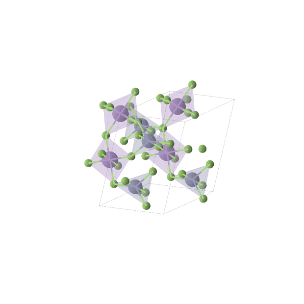 Crystal structure of MnZnF5 (monoclinic, C2/c (No. 15))