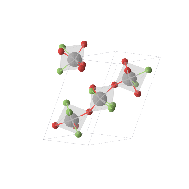 Crystal structure of V4O7F5 (triclinic, P1 (No. 1))