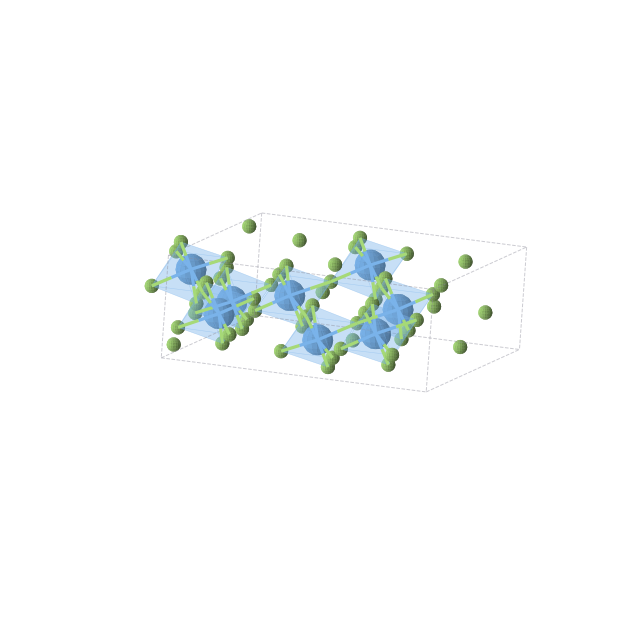 Crystal structure of TaF5 (monoclinic, C2/m (No. 12))