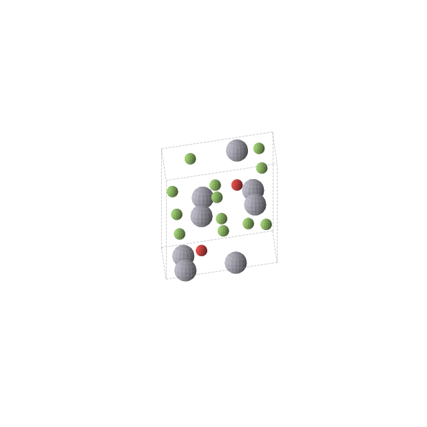 Crystal structure of F12Hg8O2 (hexagonal, P63mc (No. 186))