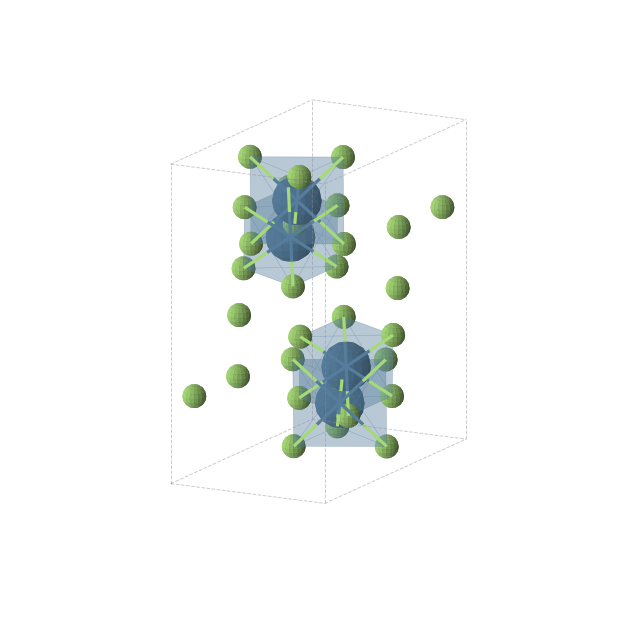Crystal structure of IrF6 (orthorhombic, Pnma (No. 62))