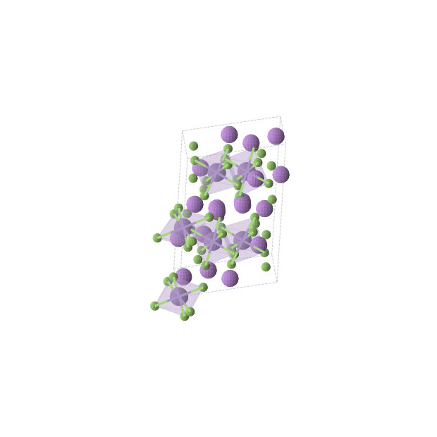 Crystal structure of Li3MnF6 (monoclinic, C2/c (No. 15))
