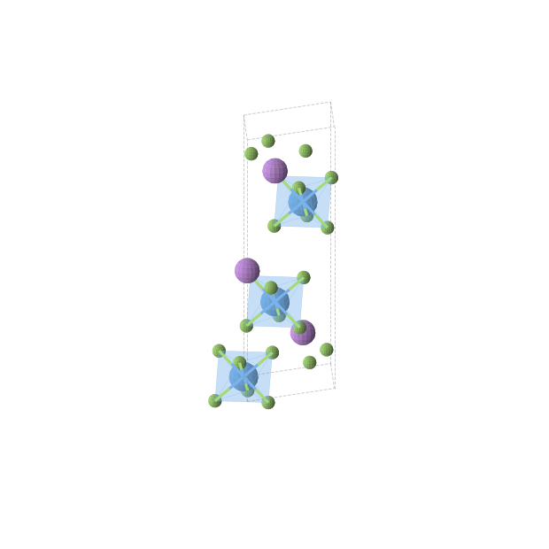 Crystal structure of LiTaF6 (trigonal, R-3 (No. 148))