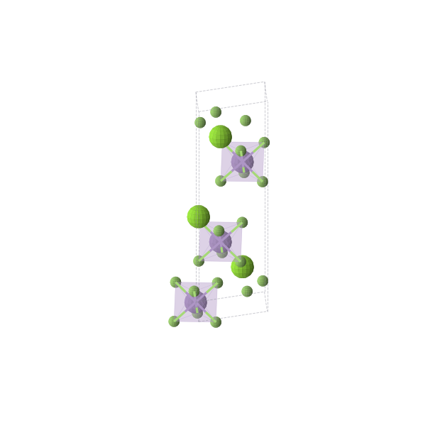 Crystal structure of MgMnF6 (trigonal, R-3 (No. 148))