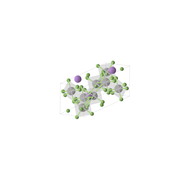Crystal structure of LiV2F7 (monoclinic, C2/c (No. 15))
