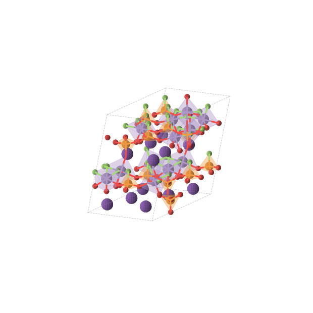 Crystal structure of F14Mn6O20P6Rb6 (monoclinic, Cc (No. 9))