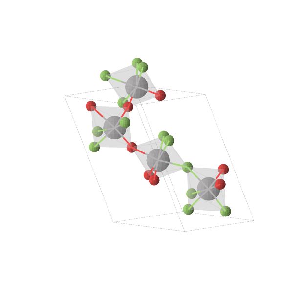 Crystal structure of V4O5F7 (triclinic, P1 (No. 1))