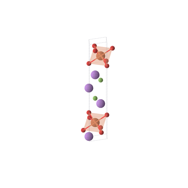 Crystal structure of Li2FeO2F (trigonal, P-3m1 (No. 164))