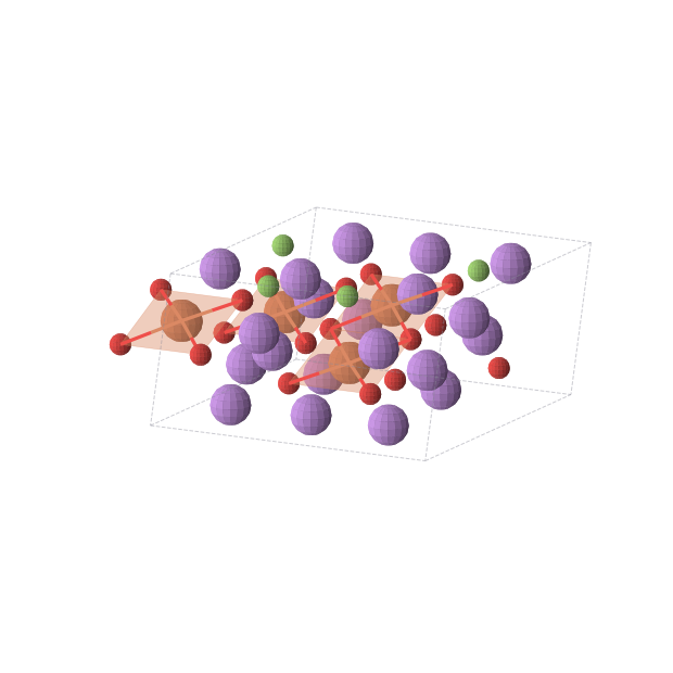 Crystal structure of FFeLi5O3 (monoclinic, C2/m (No. 12))