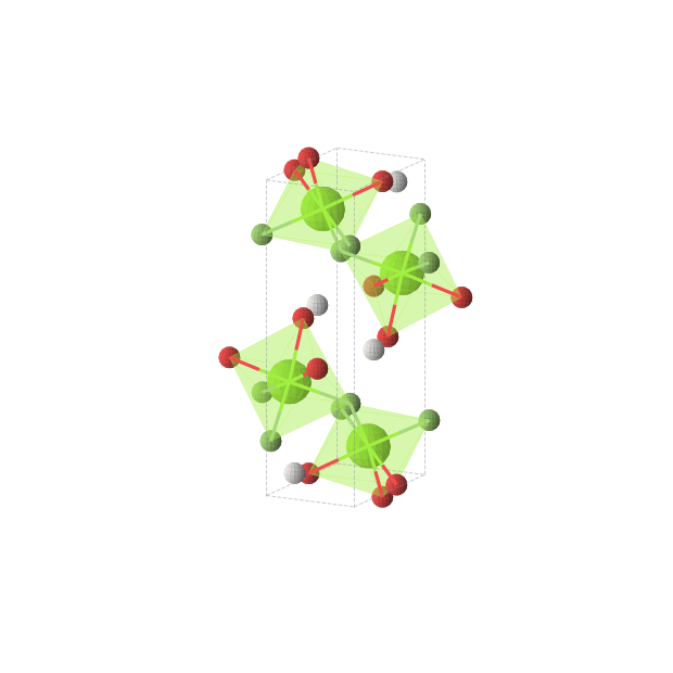 Crystal structure of F4H4Mg4O4 (orthorhombic, Pnma (No. 62))