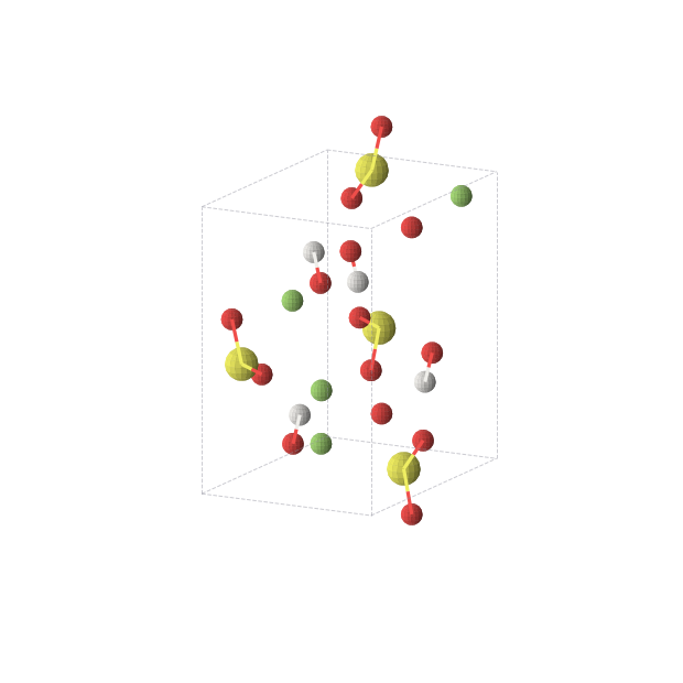 Crystal structure of F4H4O12S4 (orthorhombic, P212121 (No. 19))