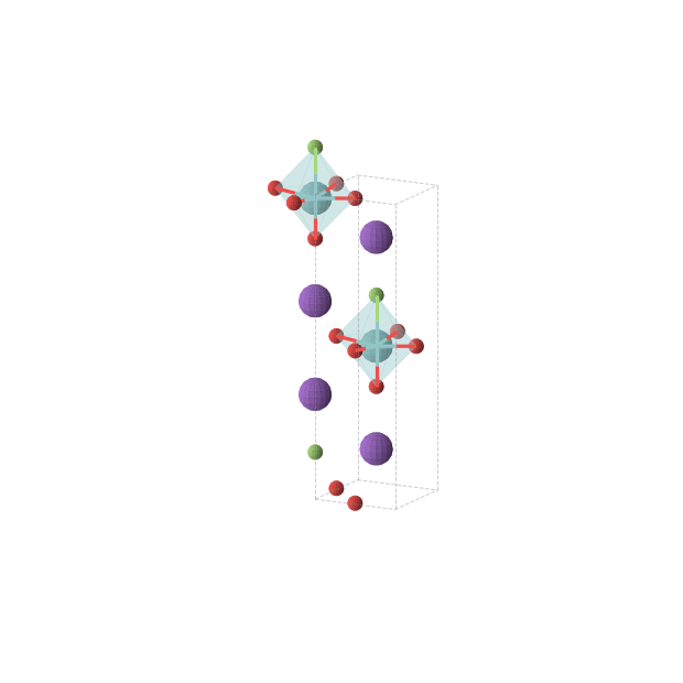 Crystal structure of K2NbO3F (tetragonal, I4mm (No. 107))
