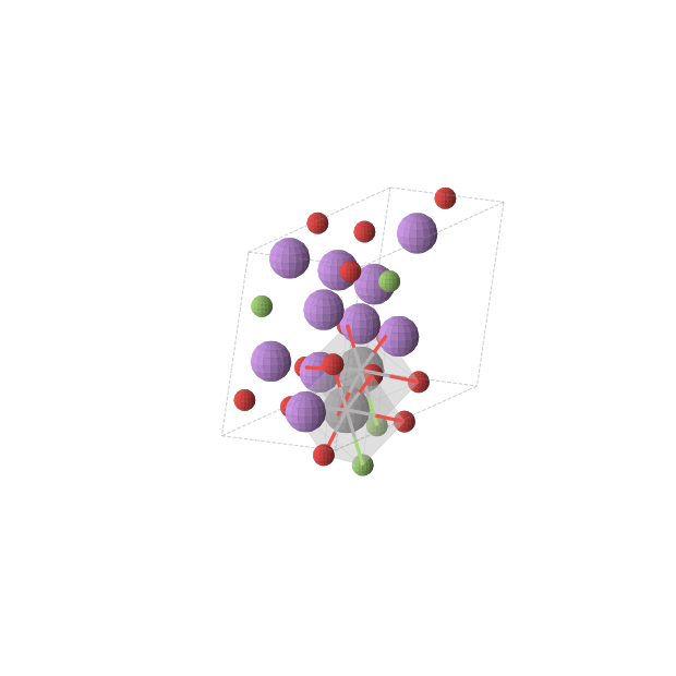 Crystal structure of Li5VO4F (monoclinic, Cm (No. 8))