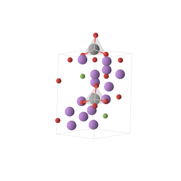 Crystal structure of Li7VO5F (triclinic, P1 (No. 1))