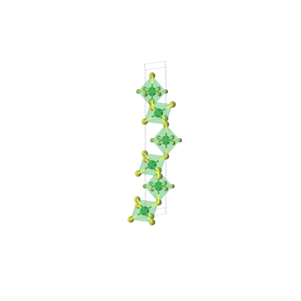Crystal structure of LuSF (trigonal, R-3m (No. 166))