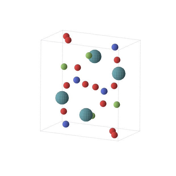 Crystal structure of F4N4O12Xe4 (monoclinic, P21/c (No. 14))
