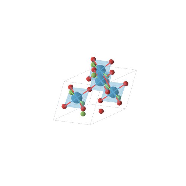 Crystal structure of WO2F (monoclinic, C2/c (No. 15))