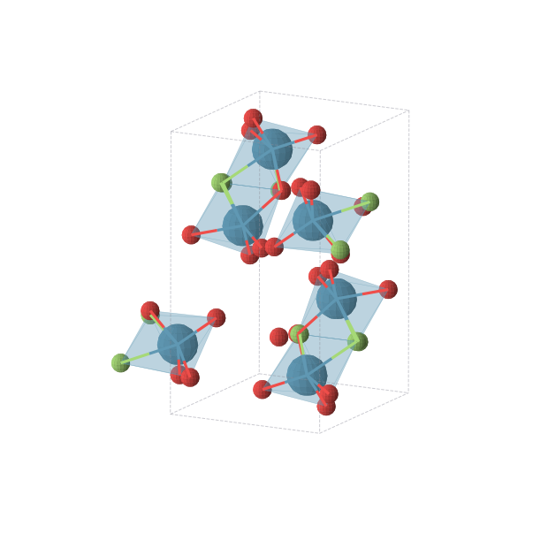 Crystal structure of F6O18Re6 (monoclinic, P2/c (No. 13))
