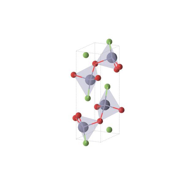 Crystal structure of ZnOF (triclinic, P-1 (No. 2))