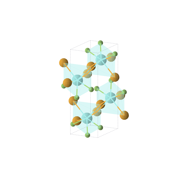 Crystal structure of YSeF (orthorhombic, Pnma (No. 62))