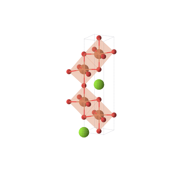 Crystal structure of MgFe2O3 (tetragonal, I4/mmm (No. 139))