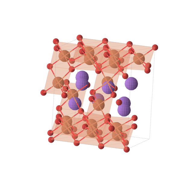 Crystal structure of NaFe2O3 (monoclinic, C2/m (No. 12))