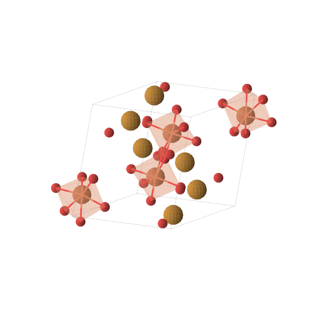 Crystal structure of Fe4O20Te6 (triclinic, P-1 (No. 2))