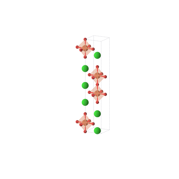 Crystal structure of Sr3Fe2O7 (tetragonal, I4/mmm (No. 139))