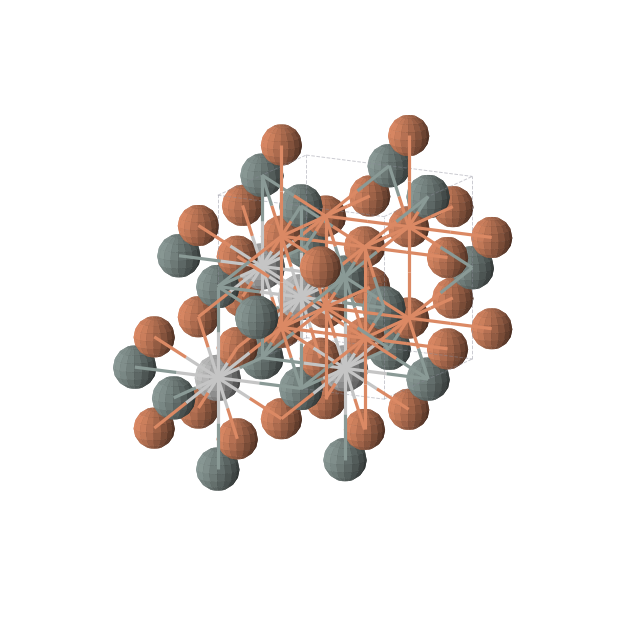 Crystal structure of Fe2Sn1Ti1 (cubic, Fm-3m (No. 225))