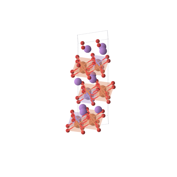 Crystal structure of Li3MnFe3O8 (trigonal, R-3m (No. 166))