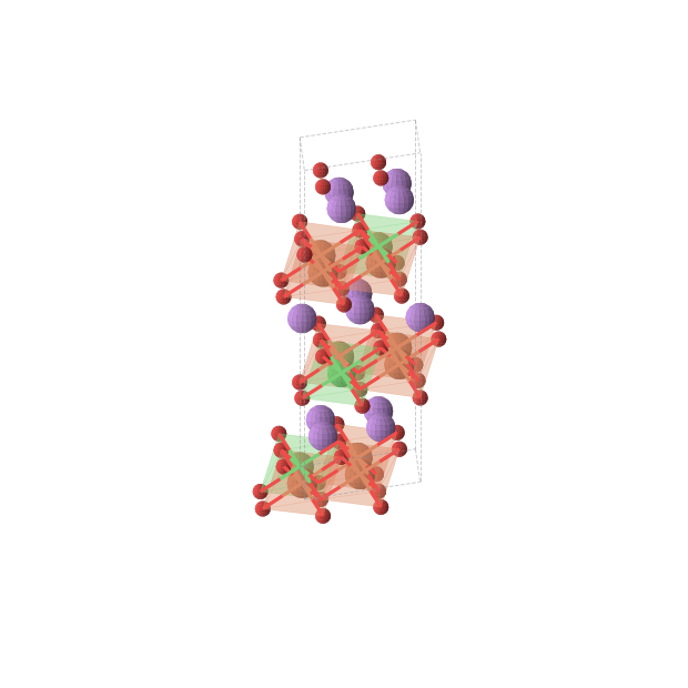 Crystal structure of Li4Fe3NiO8 (trigonal, R-3m (No. 166))