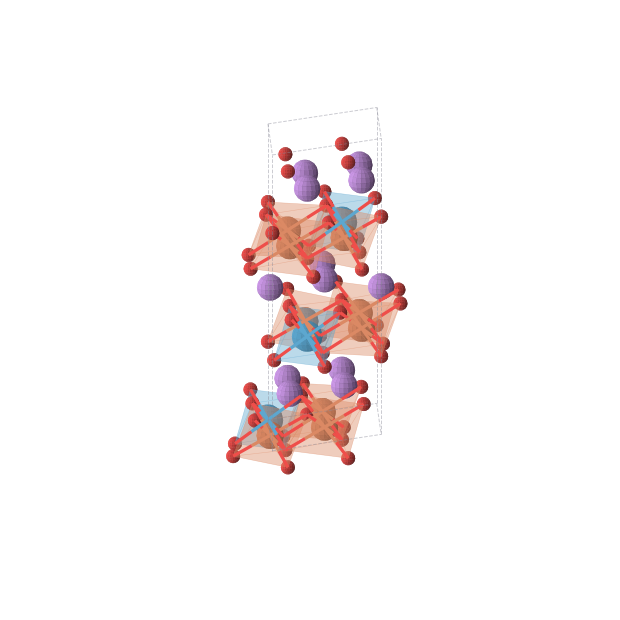 Crystal structure of Li4Fe3WO8 (trigonal, R-3m (No. 166))