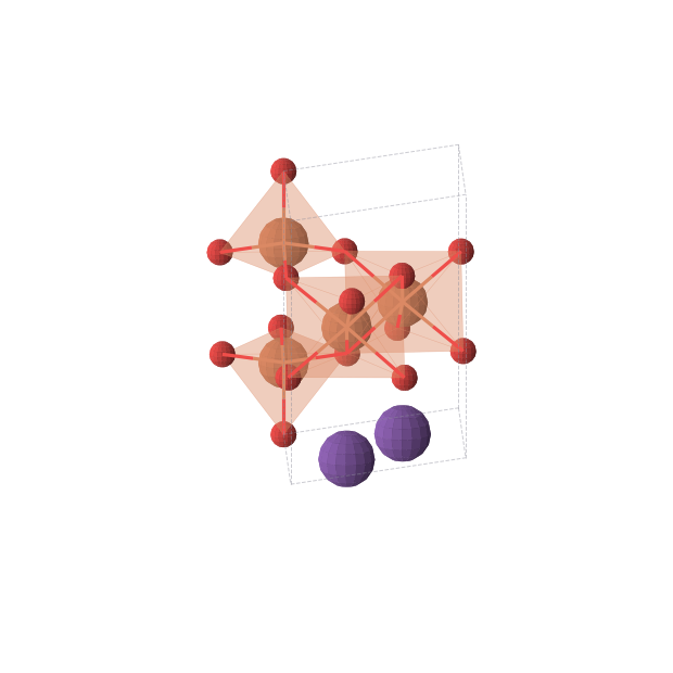 Crystal structure of Rb2Fe4O7 (trigonal, P-31m (No. 162))