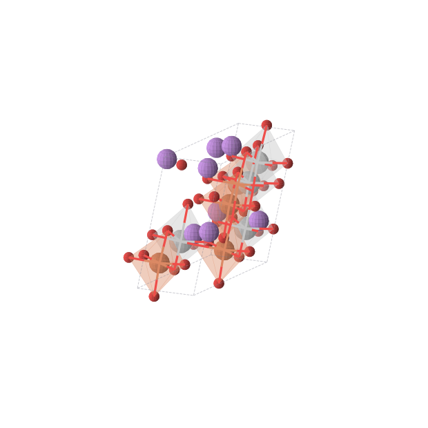 Crystal structure of Li2TiFeO4 (monoclinic, Cc (No. 9))