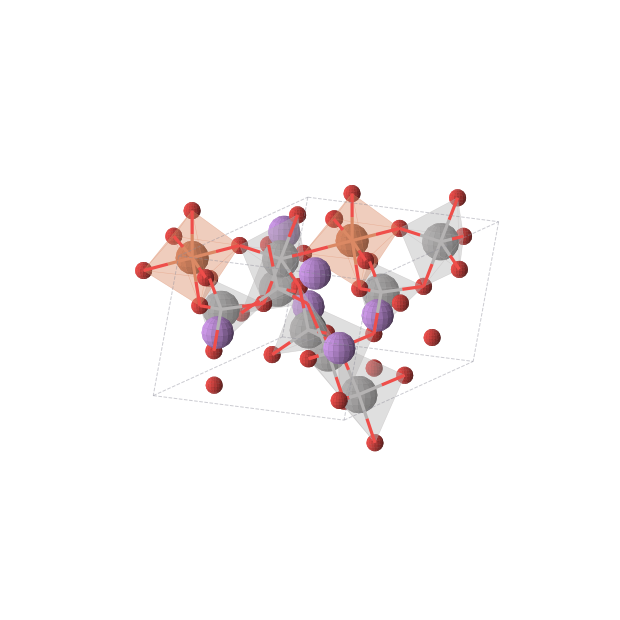 Crystal structure of Li3V4FeO12 (monoclinic, C2 (No. 5))