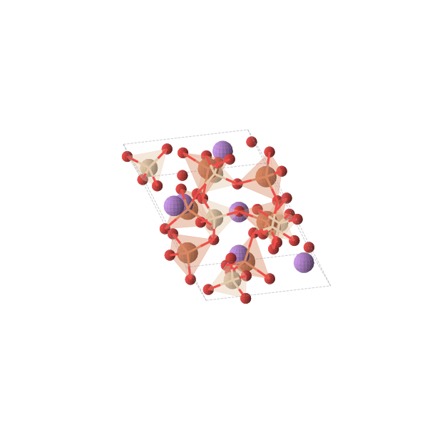 Crystal structure of LiFeSiO4 (trigonal, R3 (No. 146))