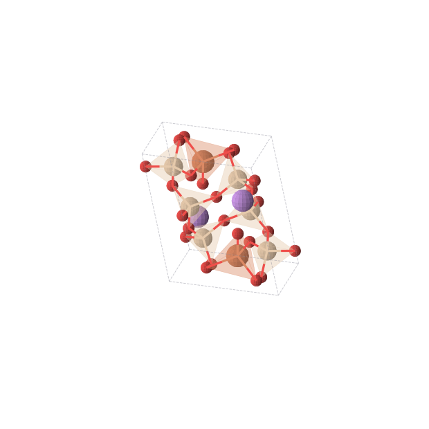 Crystal structure of LiFeSi3O8 (triclinic, P-1 (No. 2))